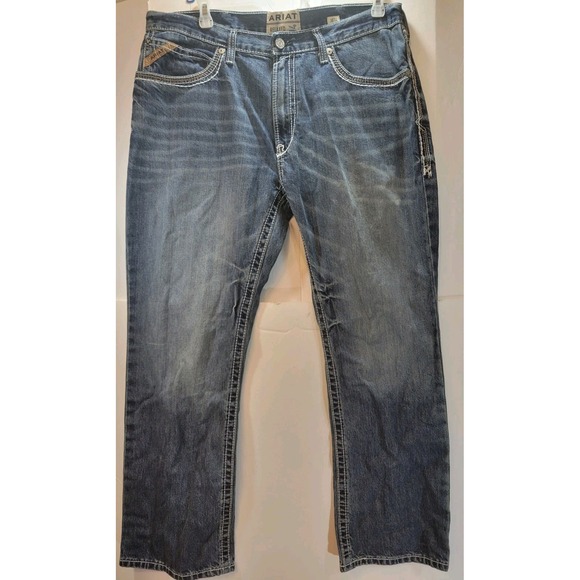 Ariat Other - Ariat Men's M4 Coltrane Durango Low Rise Fashion Boot Cut Jean 38/32 medium wash